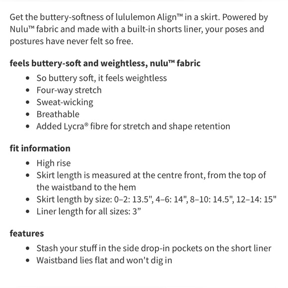 Lululemon Align High-Rise Skirt in Espresso - Picture 5 of 9